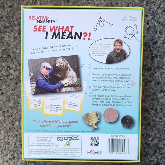 Relative Insan!ty See What I Mean?! Party Game from Jeff Foxworthy (New in Box) - Picture 2 of 7